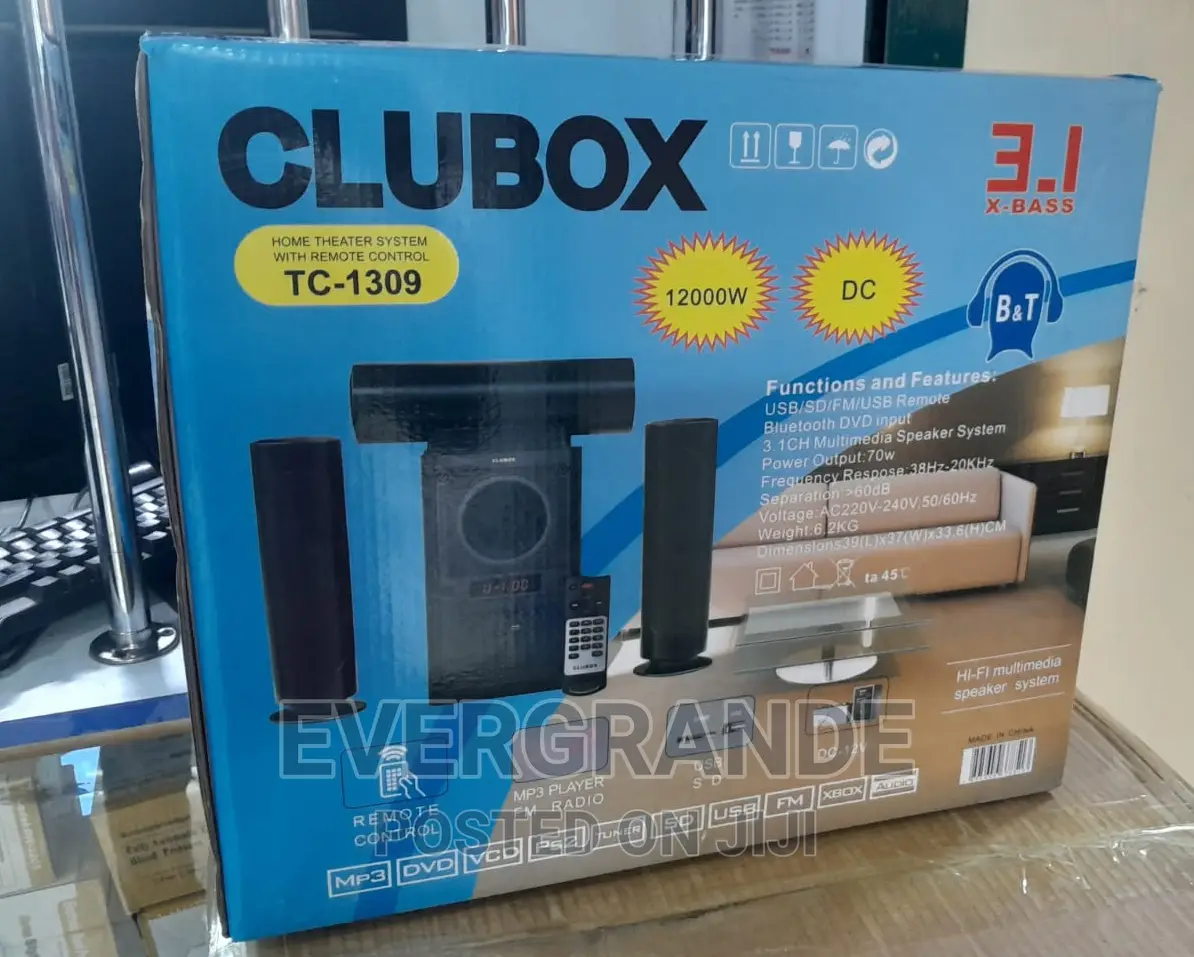 Home Theater Home Theater Club Box 3 in 1 12000 Watts