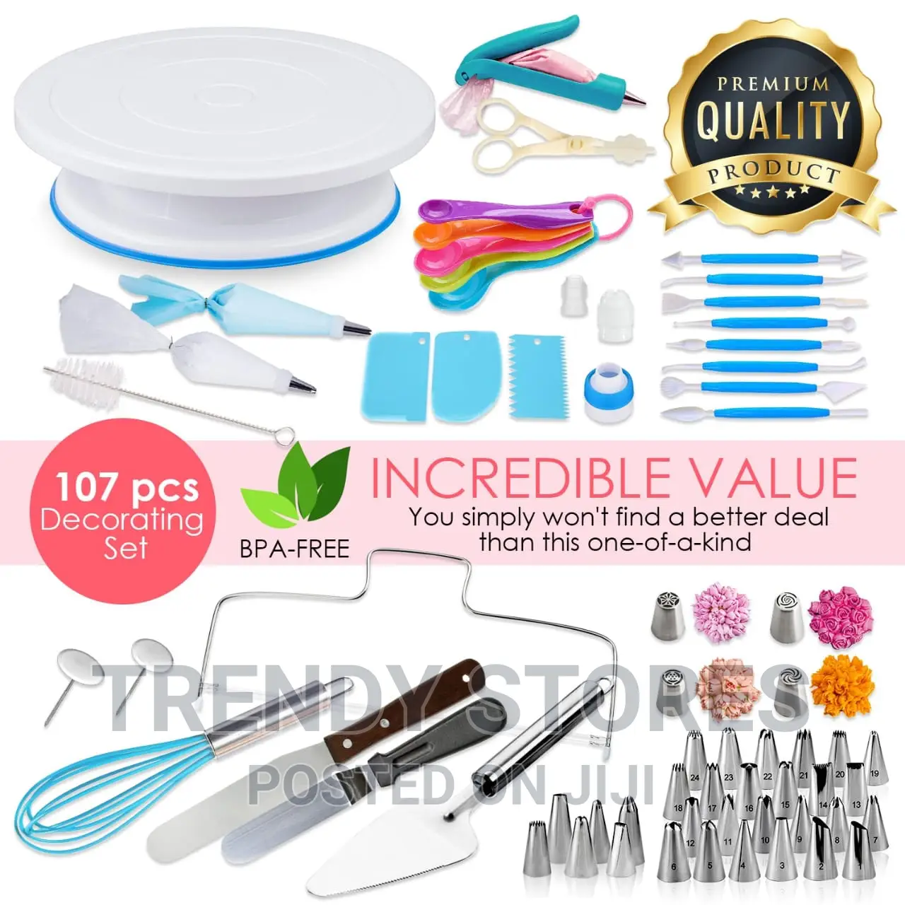107pcs Cake Decorating Set