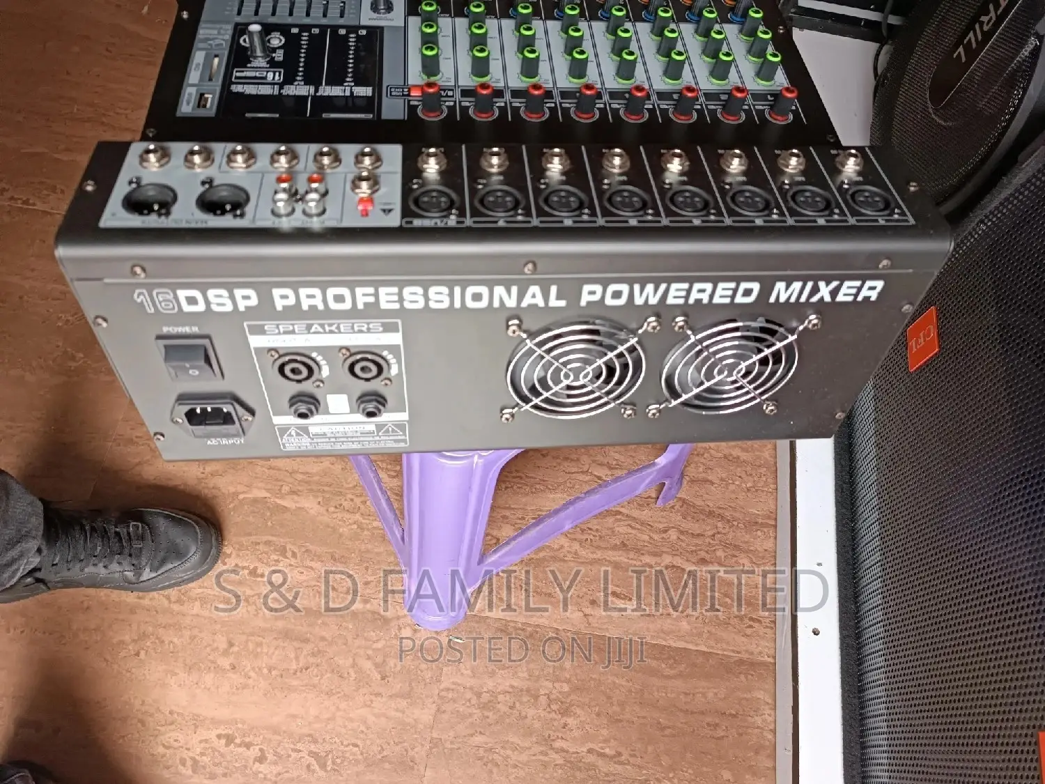 Audio Sound GX-8 8 Channels Powered Mixer
