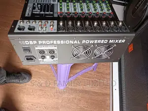 Audio Sound GX-8 8 Channels Powered Mixer