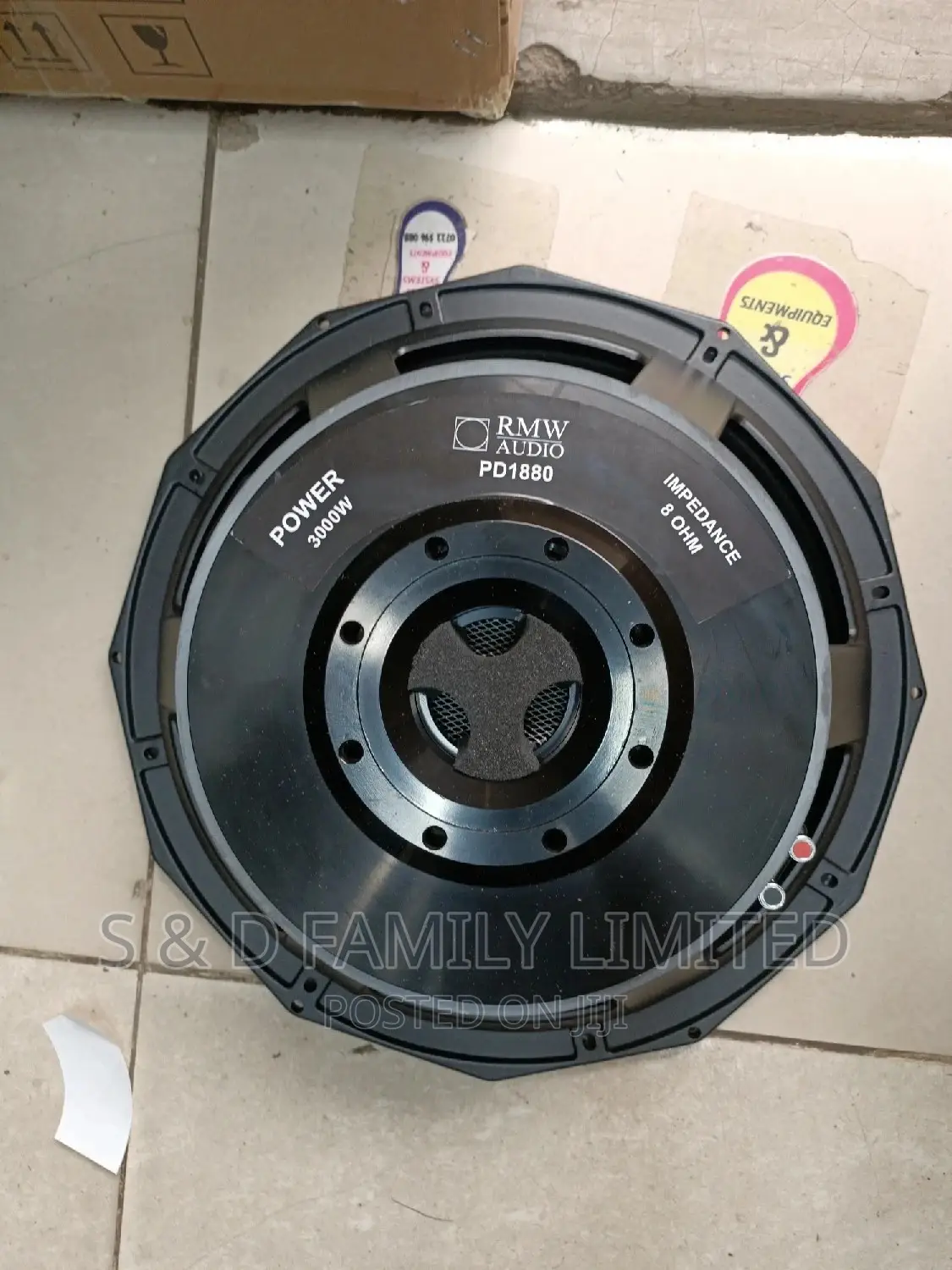 PD1880 RMW Audio Bass Speaker
