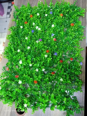 Artificial Decorated Green Wall Panel