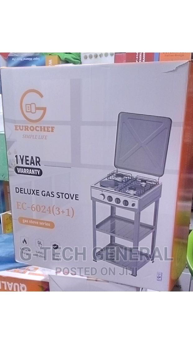 Eurochef 50*55 Free Standing 3gas 1electric Cooker - main view