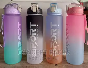 (2pcs) 1ltr Water Bottle