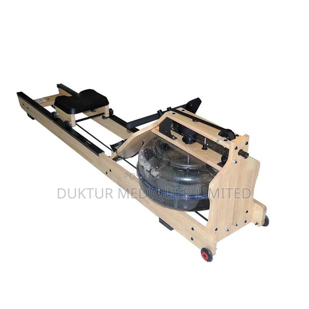 Commercial Wooden Water Rower (Gym Use)