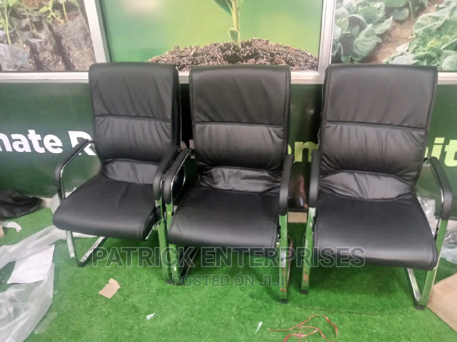 Executive Office Leather Visitors Chairs