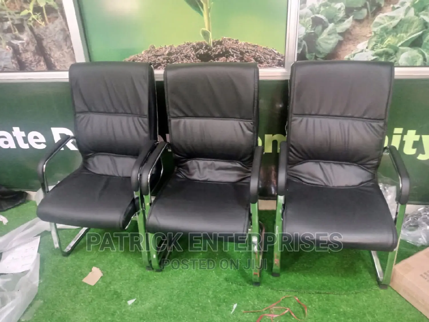 Executive Office Leather Visitors Chairs