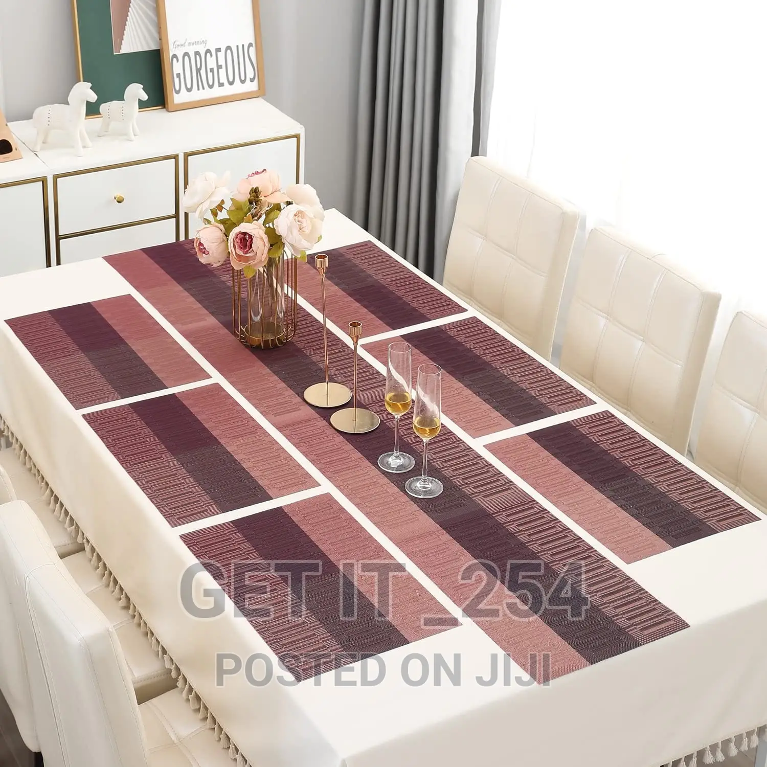 PVC TABLE Mats Per Pack of 6pcs Eac