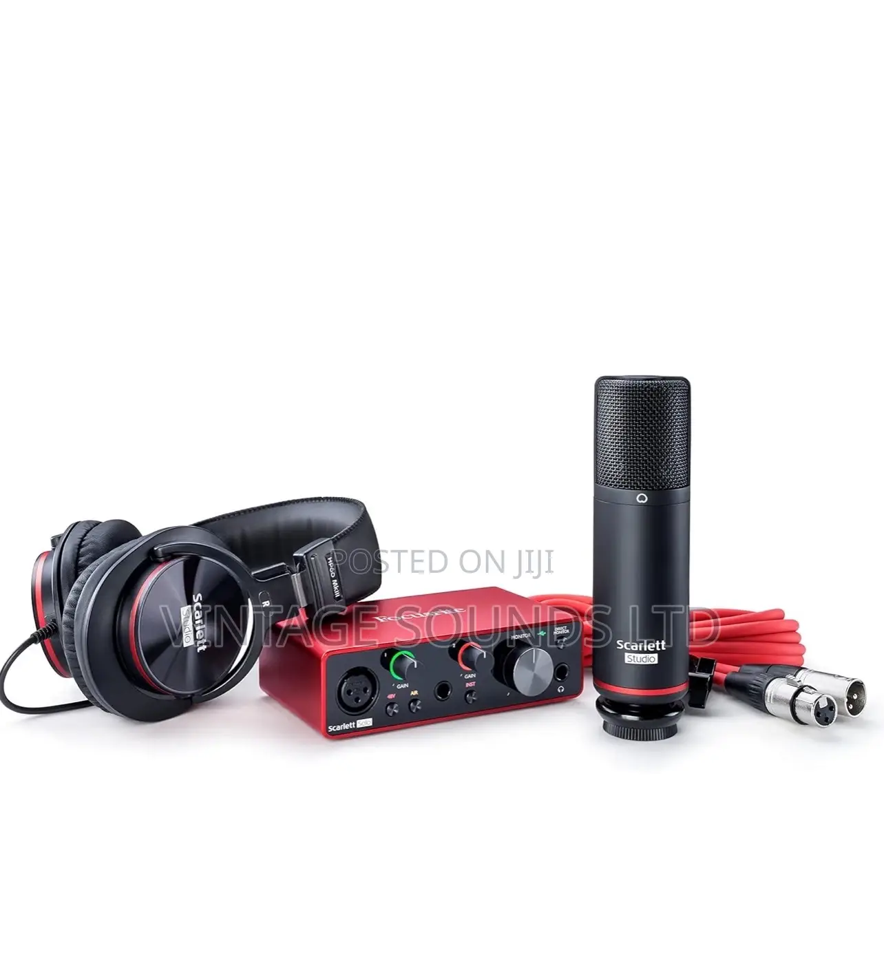 Focusrite Scarlett Solo Studio 3rd Gen Audio Interface Set