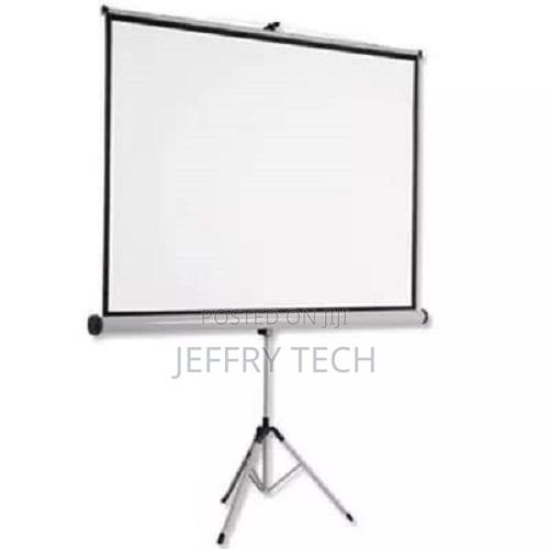 72 X 72 Inches Tripod Mobile Projector Screen