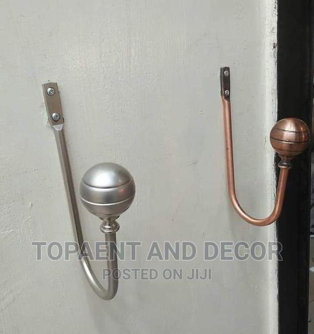 Metallic Wall Curtain Holders Curtain Holders Available - main view