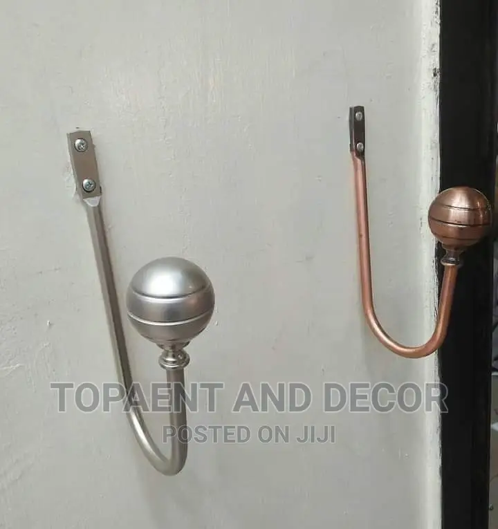 Metallic Wall Curtain Holders Curtain Holders Available