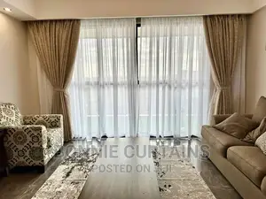 Grey Dark and White Sheers for Guests Rooms