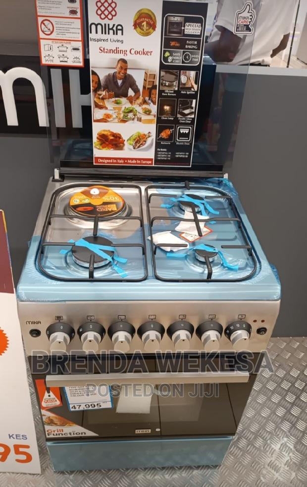 , 3G+1E, Electric Oven, 4F, With Rotisserie, Silver - main view