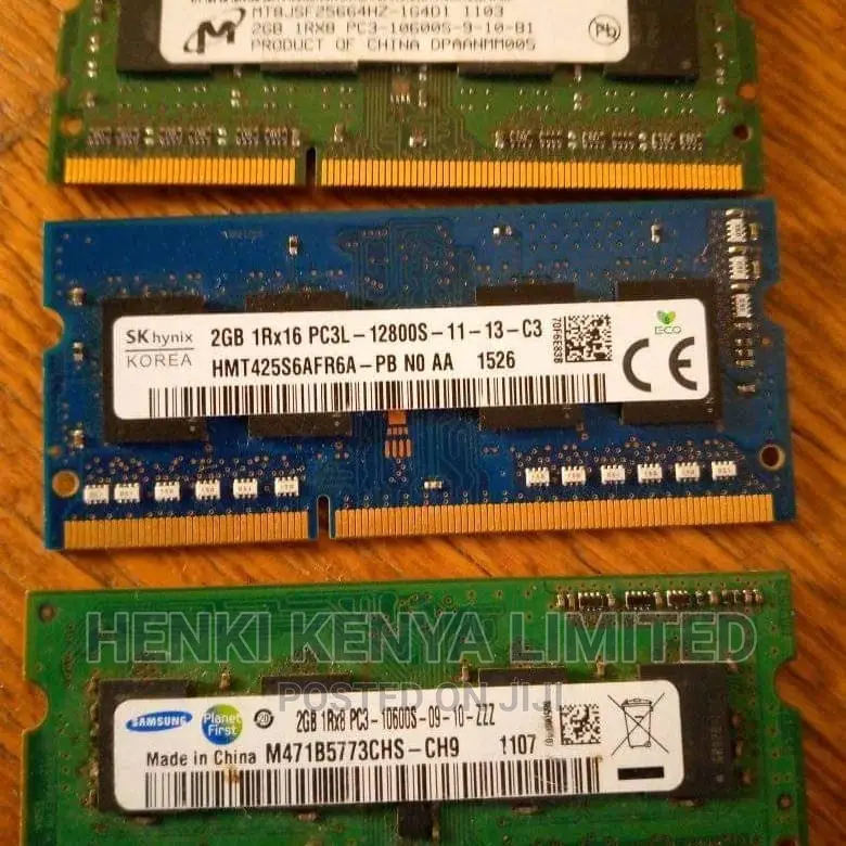 2gb Ddr3l Ddr3 and Pc2 Laptop Rams Available