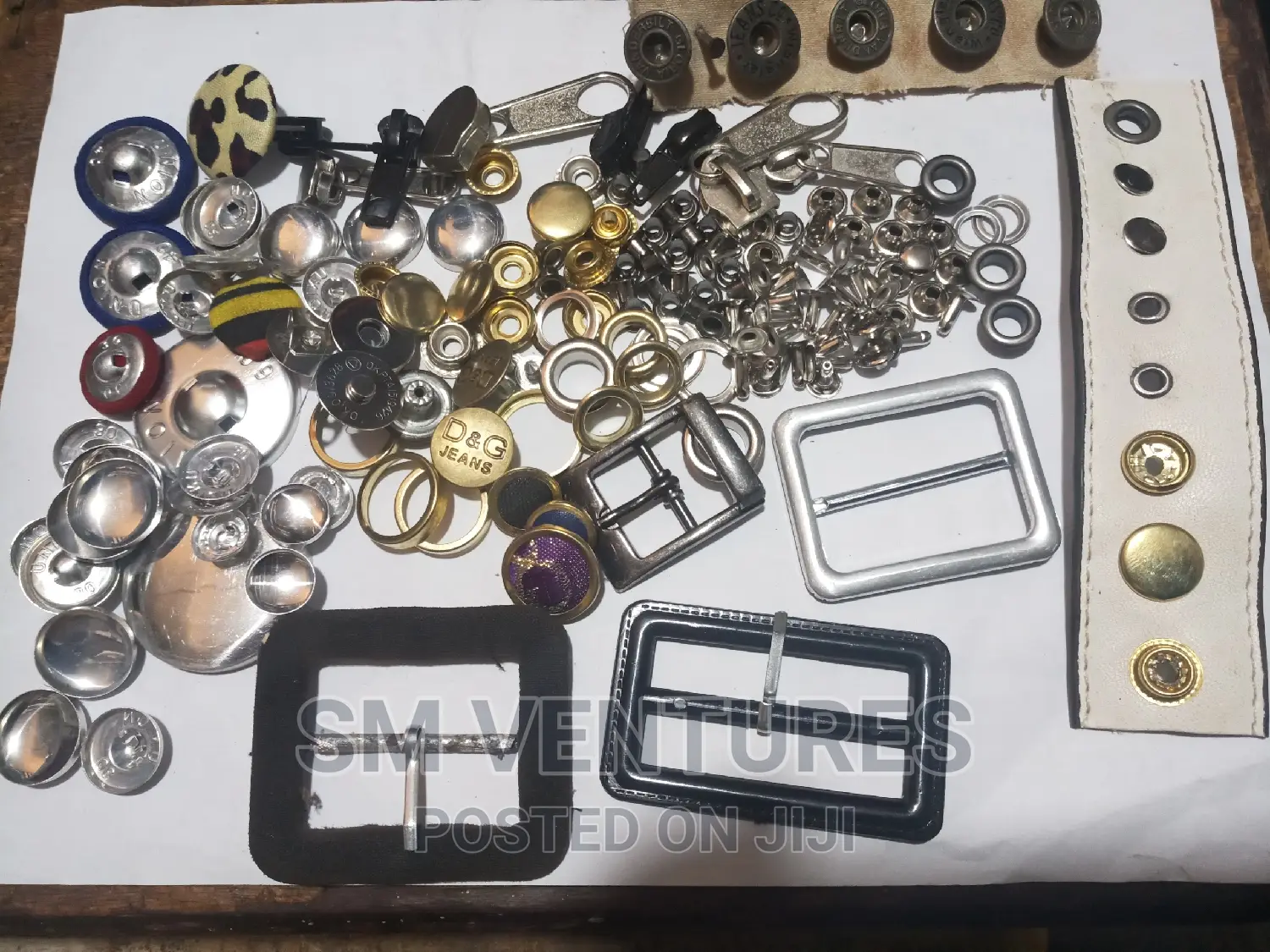 Rivets/ Eyelets/Pressbuttons/Buckles/Magnet/Zips-Wholesale