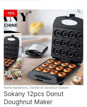 Sokany 12 Pieces Doughnut/ Donut Maker