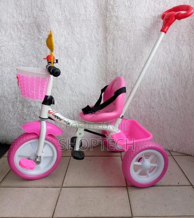 Tricycle With Push Handle - thumbnail 2