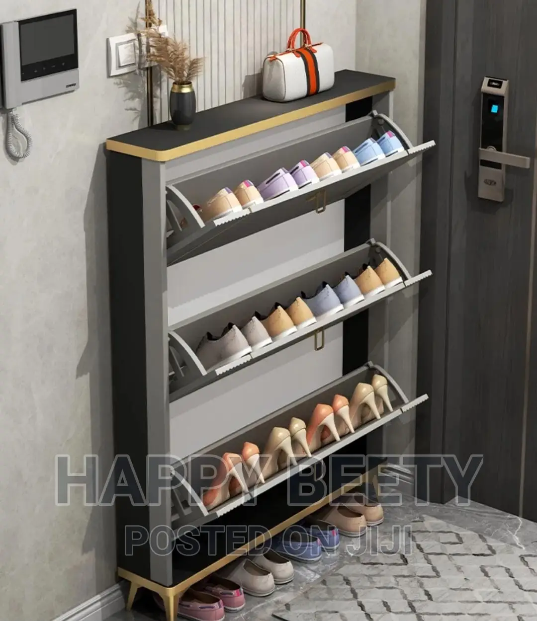 *Flip Bucket Shoe Cabinet*