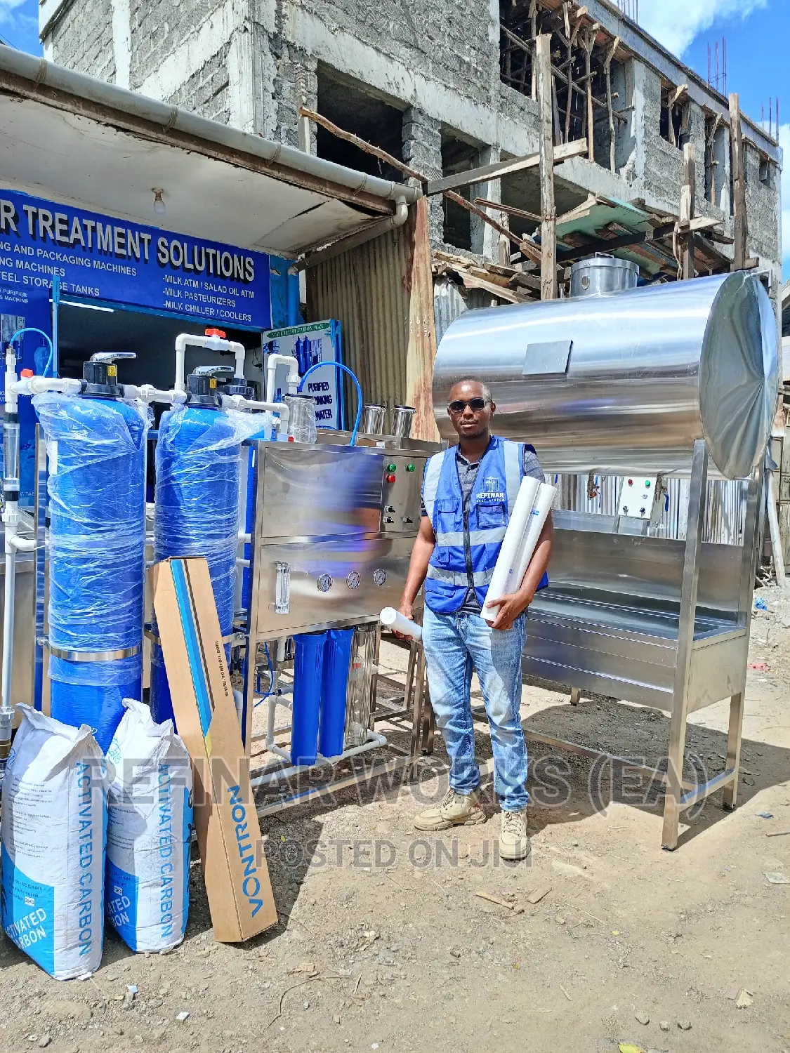 Reverse Osmosis Water Purification Machines for Vending
