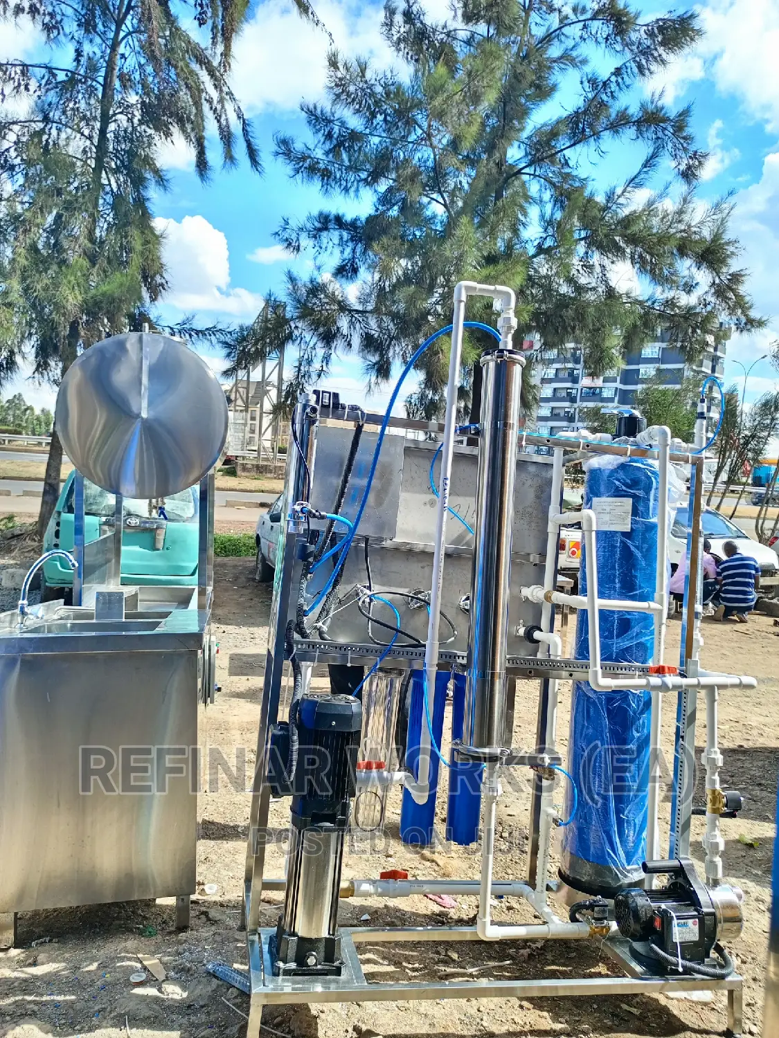 Commercial Water Treatment Machines, Complete Set Up