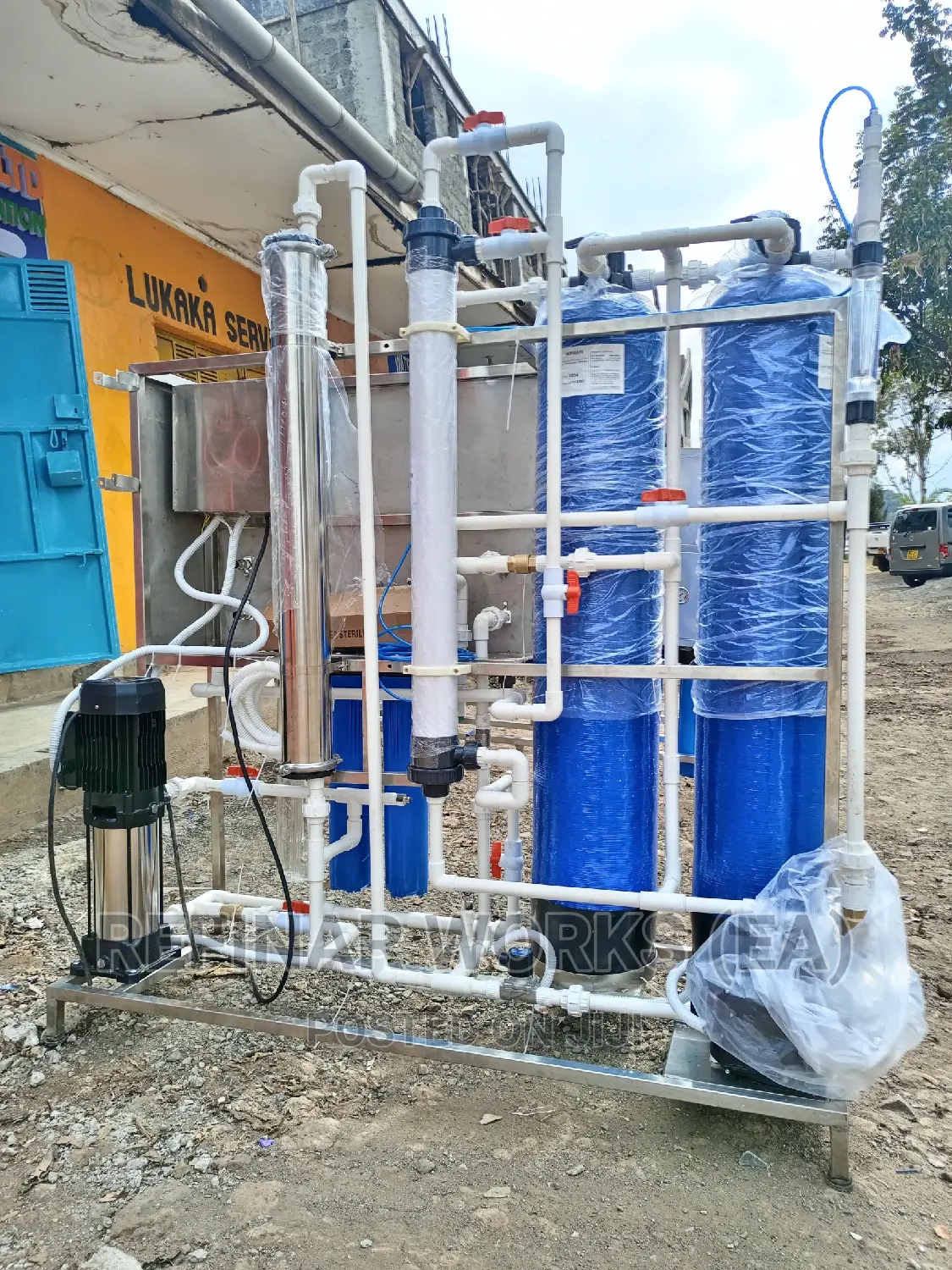 Commercial Water Treatment Machines, Complete Set Up