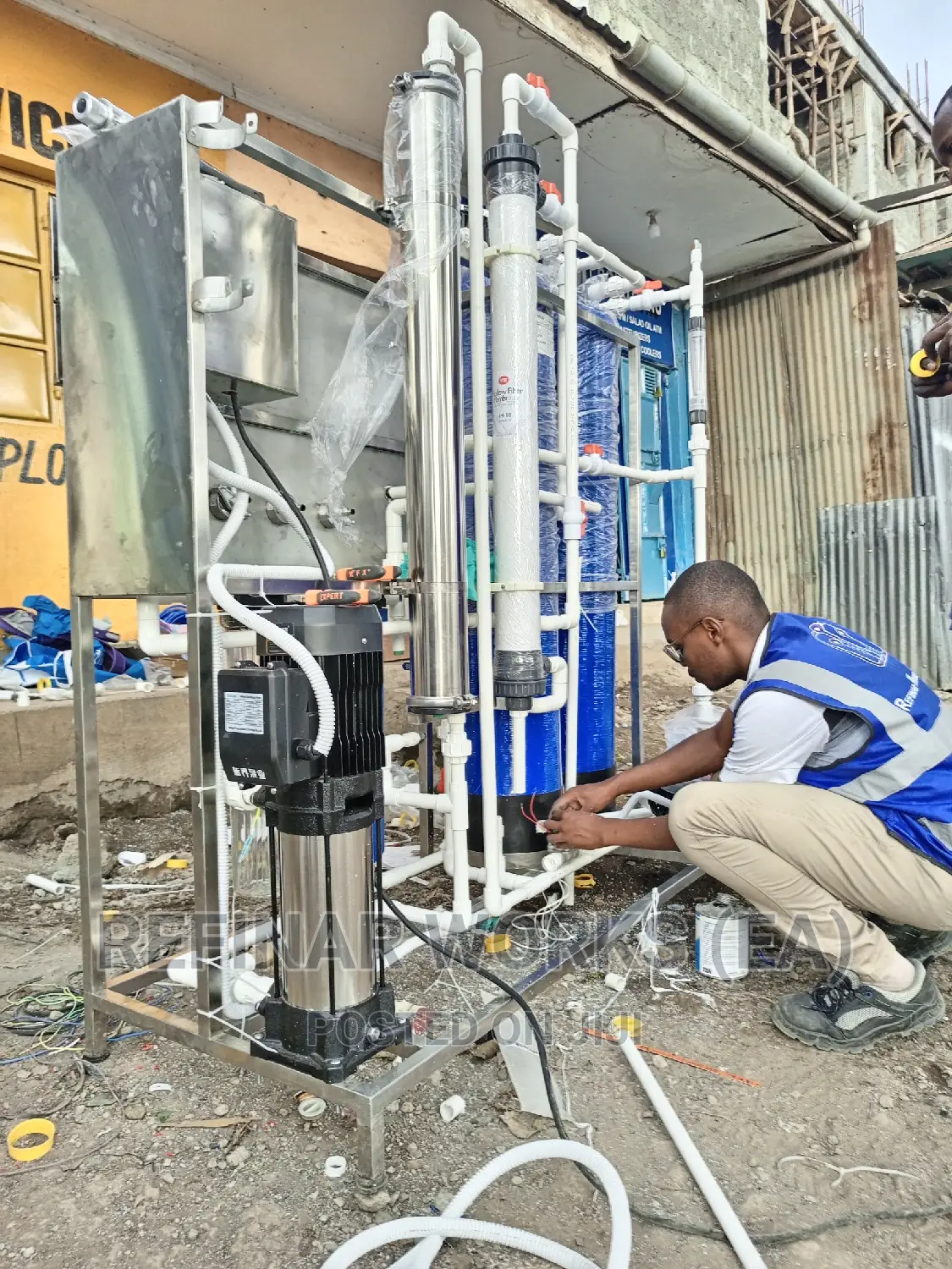 Commercial Water Treatment Machines, Complete Set Up