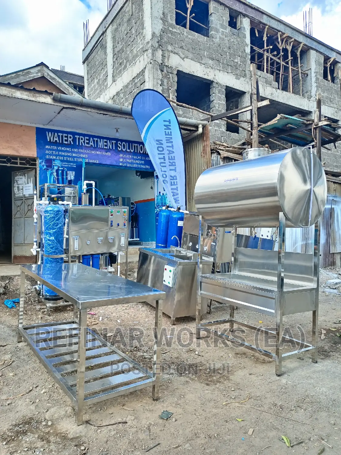 Commercial Water Treatment Machines, Complete Set Up