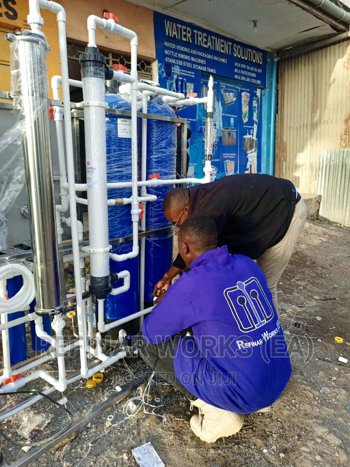 Commercial Water Treatment Machines, Complete Set Up