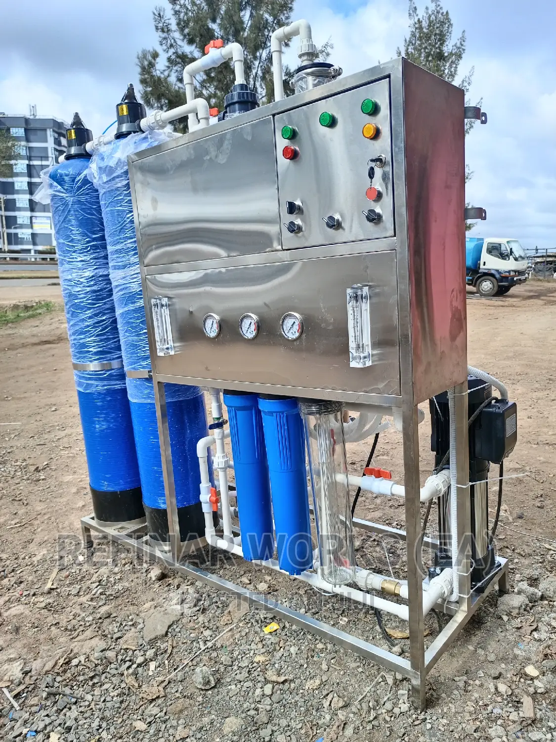 Commercial Water Treatment Machines, Complete Set Up