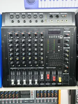 Omax Audio Powered Mixer, 6channel With Bluetooth and USB