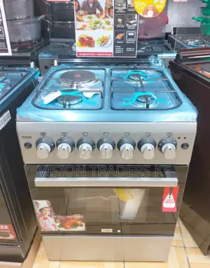 Mika 60*60 3+1 Standing Cooker Electric Oven Top Stainless.