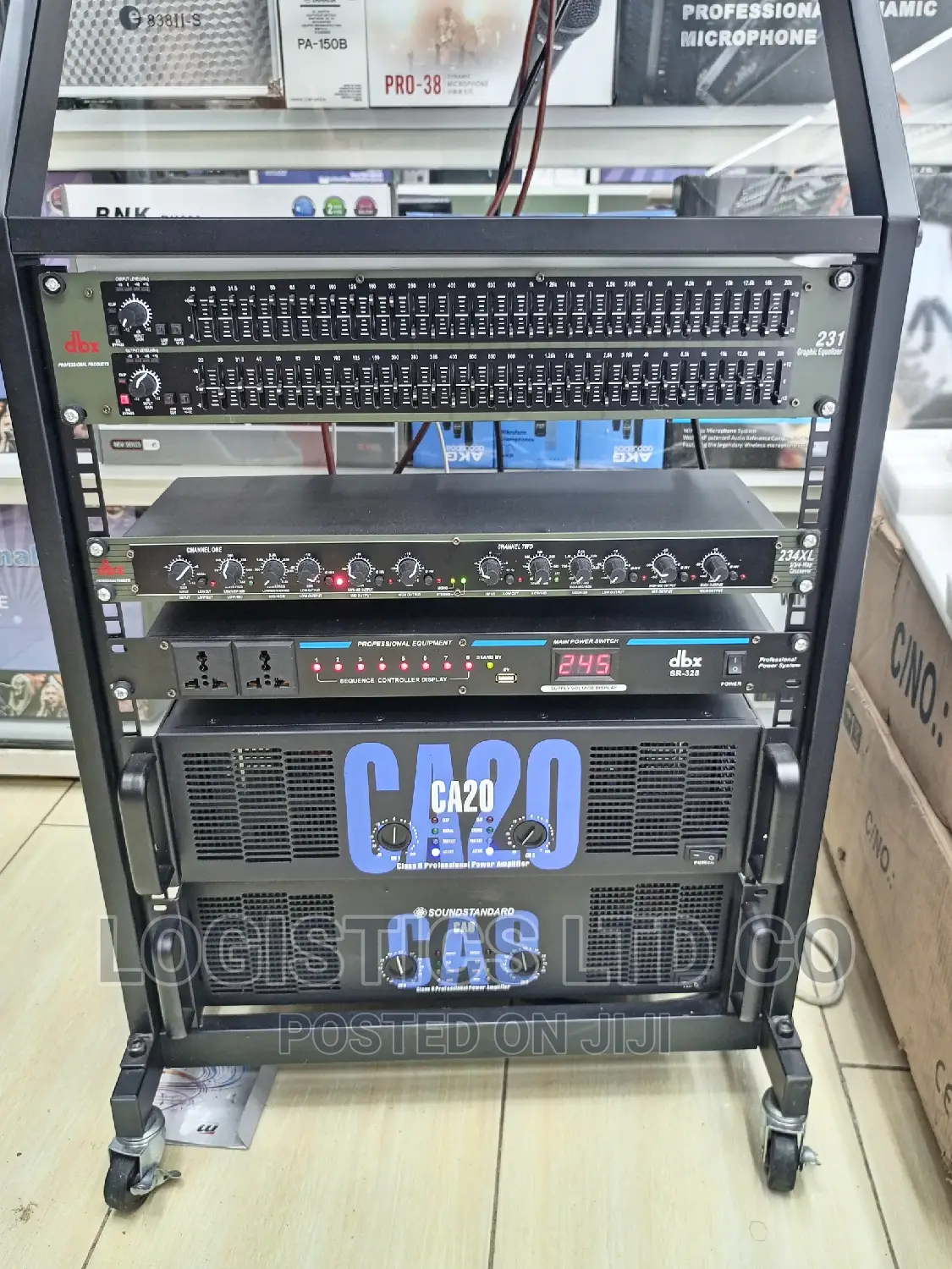 Public Address System Machine Only Without Speakers