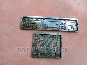 Carbon Black New Generation Number Plates Holders
