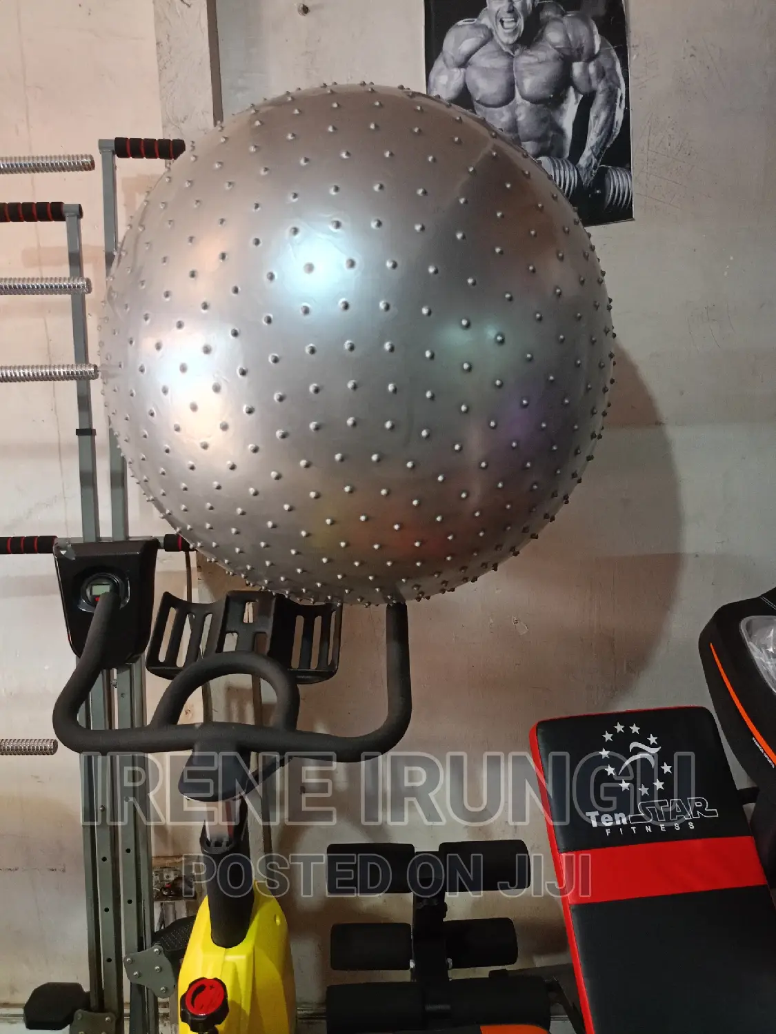 Gym Ball, Spiked 85cm Exercise Ball