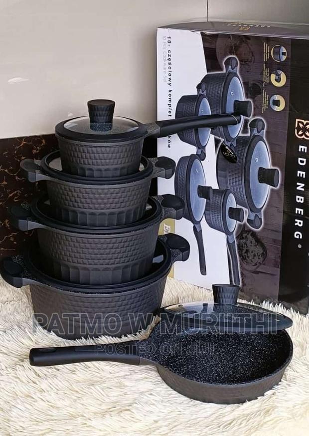 Edenberg Sufuria/Cookware Marble Set 10pcs