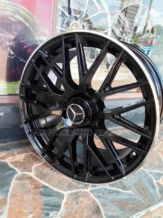 Rims Size 20 Mercedes Benze Black Silver Line