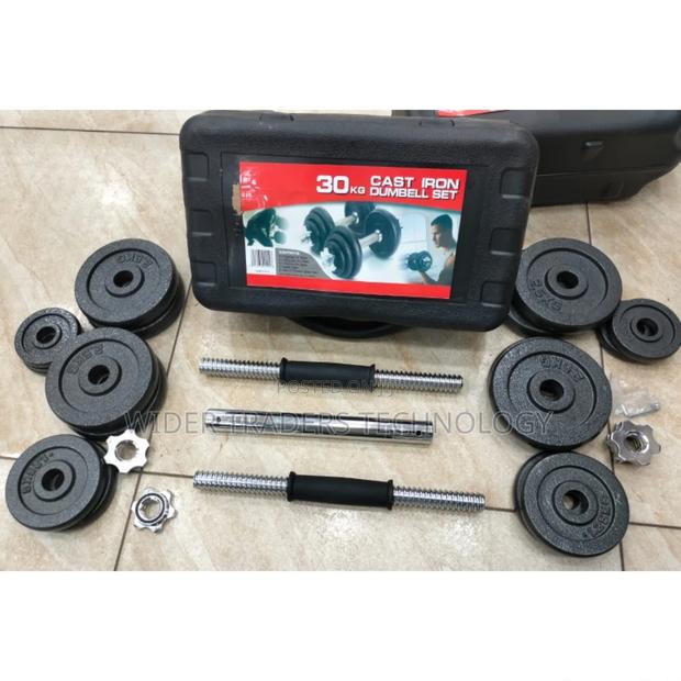 Adjustable Chrome Dumbbells Set With Carry Case Sets 30kg