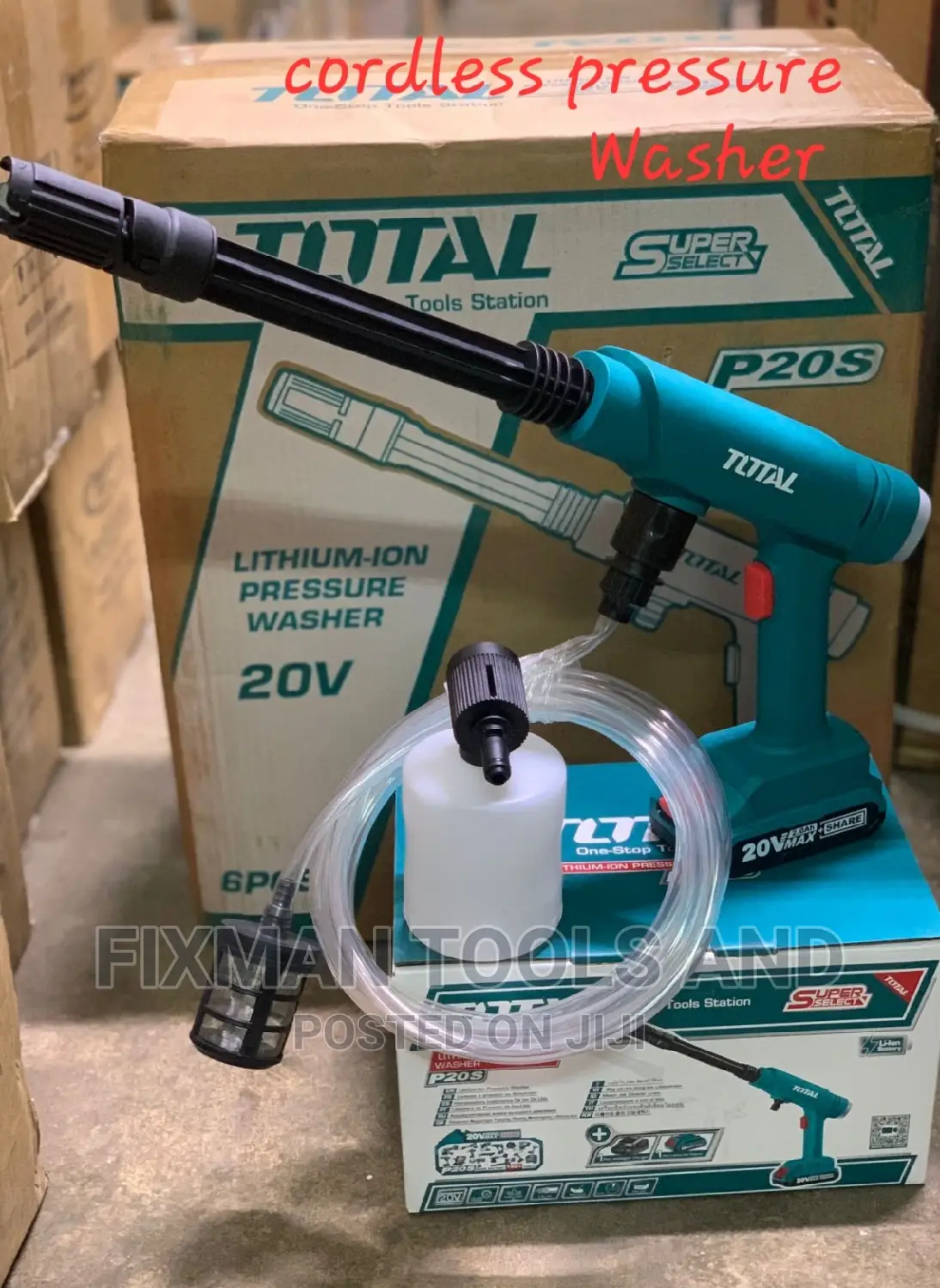 Total Cordless Pressure Washer + Battery