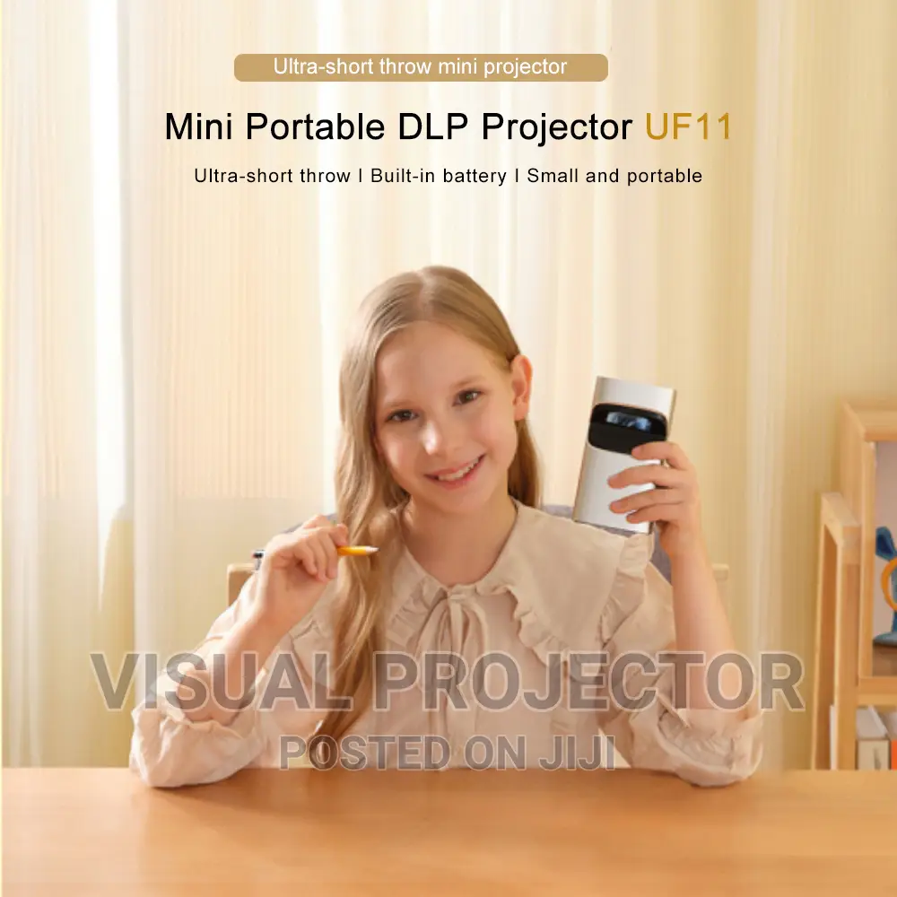 YUNDOO Smart Mini Ultra Short Throw Portable DLP Projector