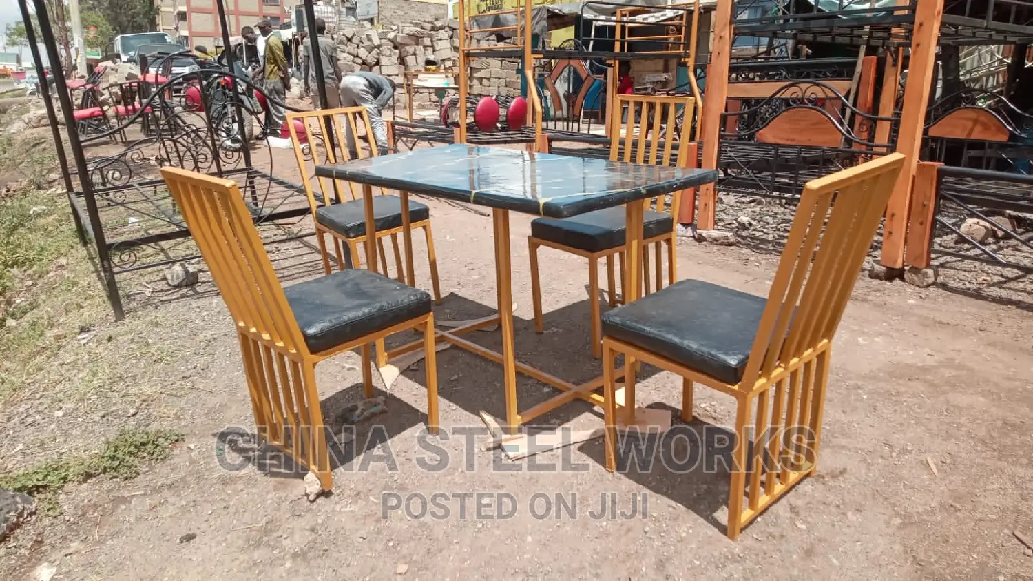 Metallic Dinning Table