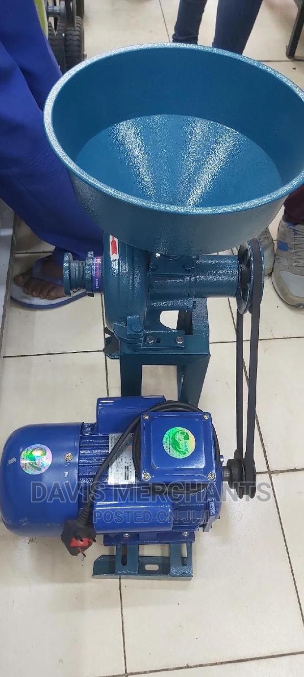 Electric Peanut Butter Making Machine Fitted With Motor - main view