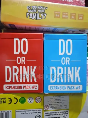 Do or Drink Exp 1, Do or Drink Exp 2, Do or Drink