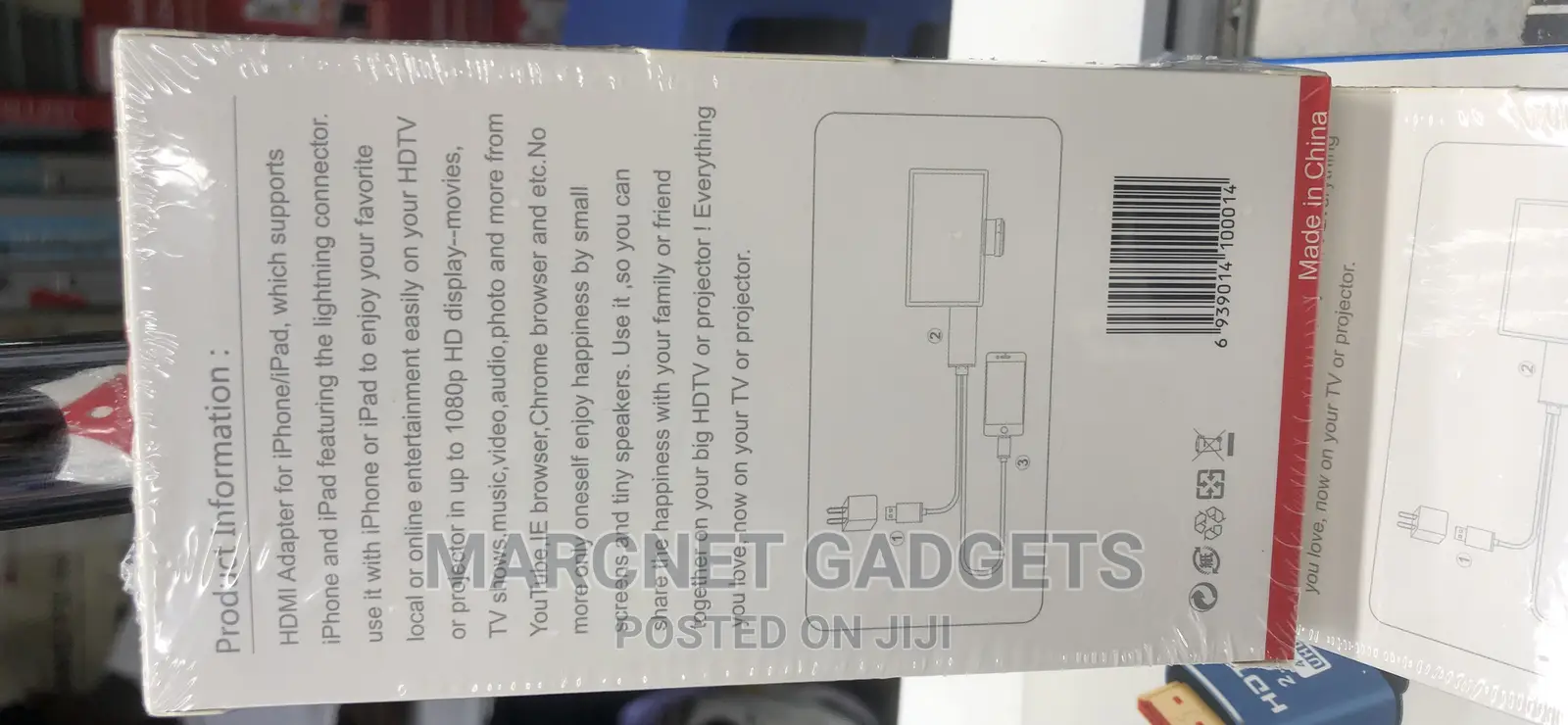 Apple iPhone Lightning to Hdmi Cable Plug and Play