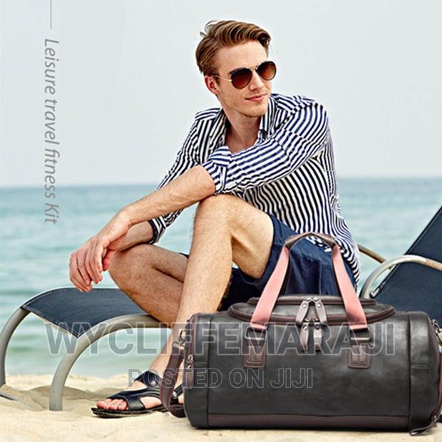 Leather Stylish Traveling Bag