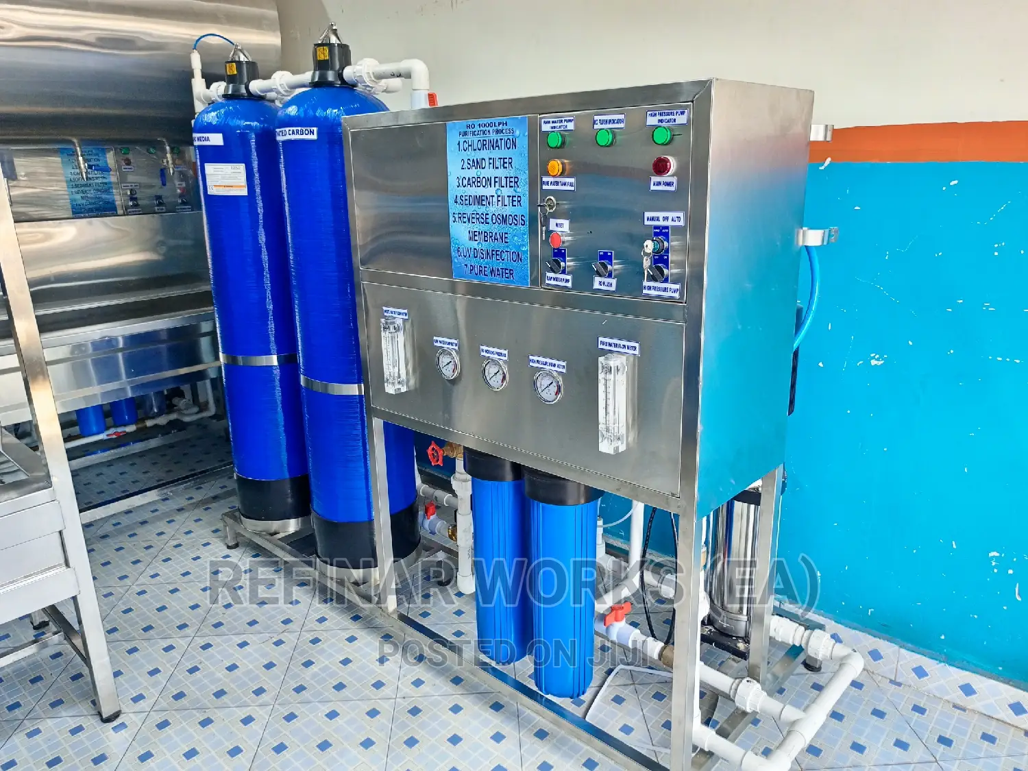 Reverse Osmosis Machine 500 Liters Per Hour