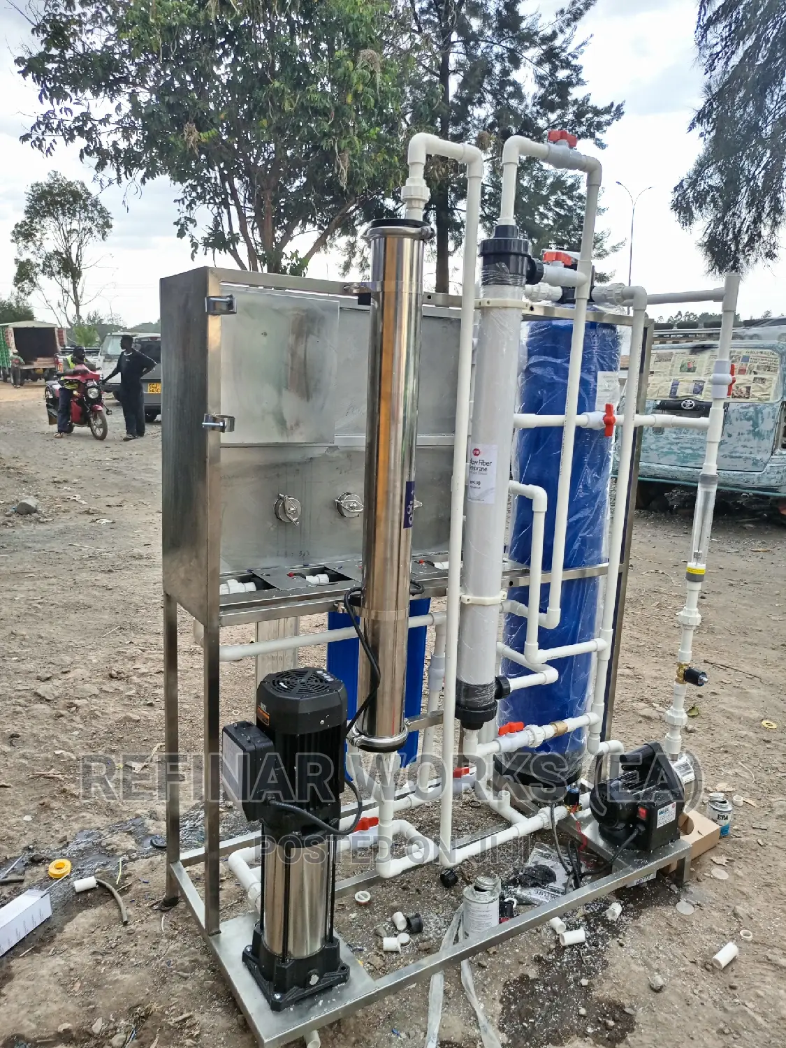 125 Liters Per Hour Water Treatment Reverse Osmosis Unit