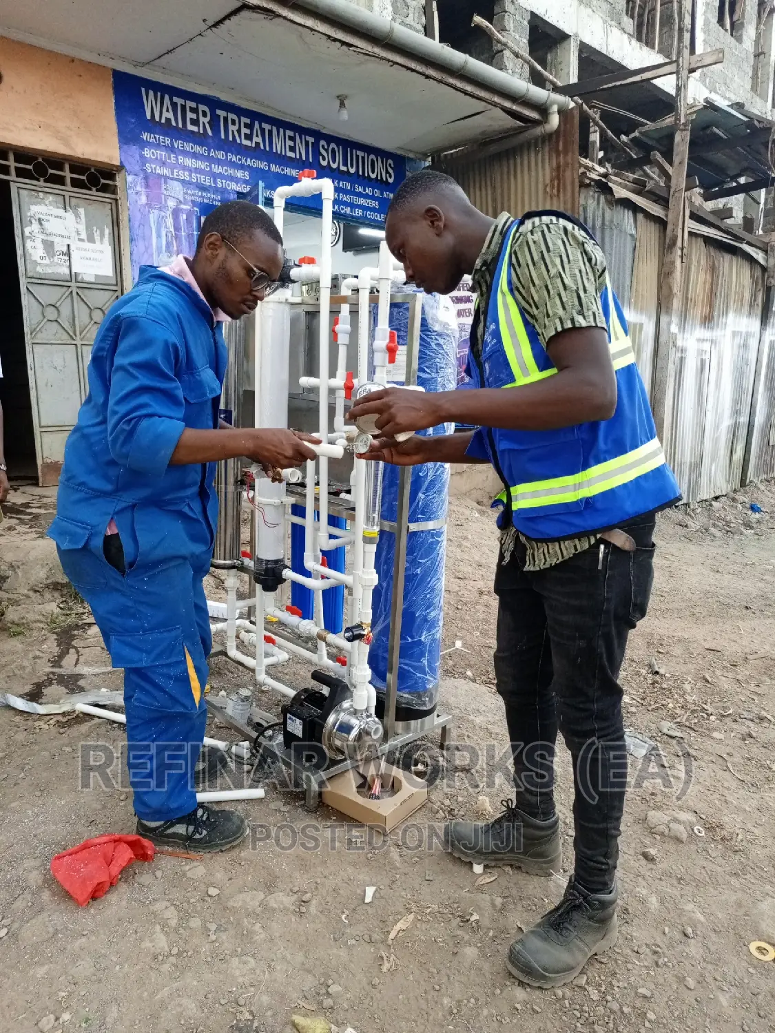 125 Liters Per Hour Water Treatment Reverse Osmosis Unit