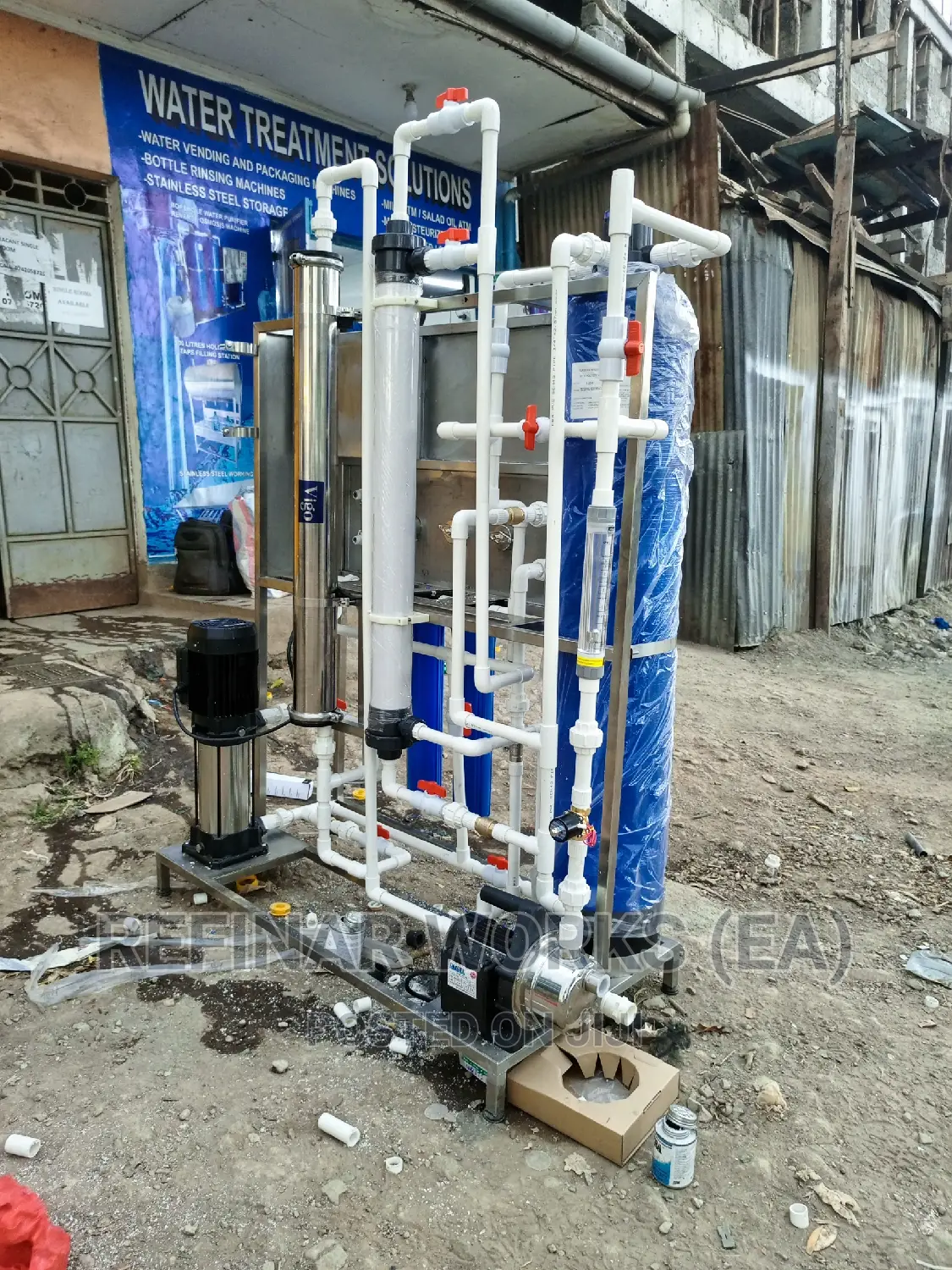 125 Liters Per Hour Water Treatment Reverse Osmosis Unit