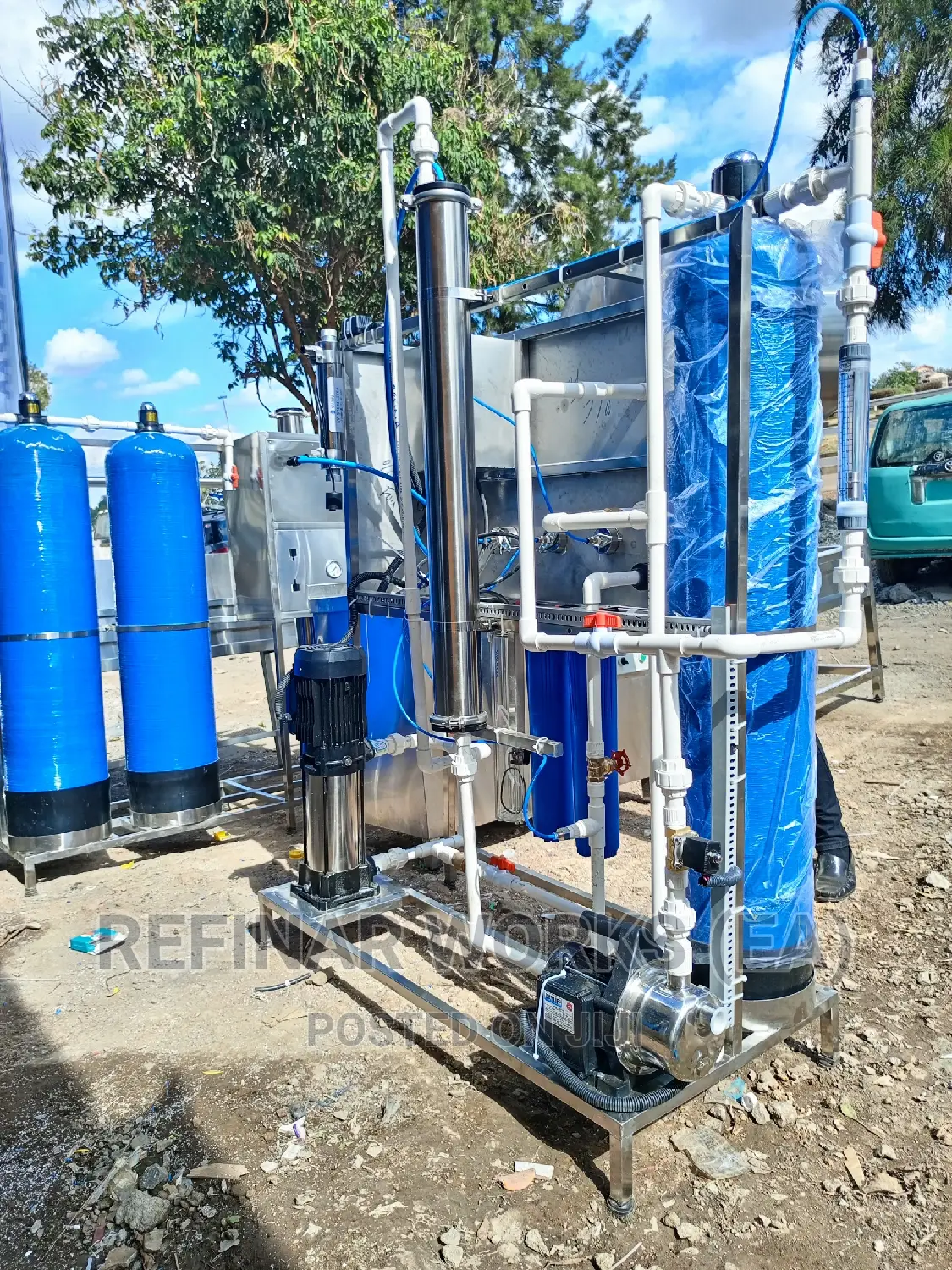 Borehole Water Purifier - Reverse Osmosis Treatment Plant